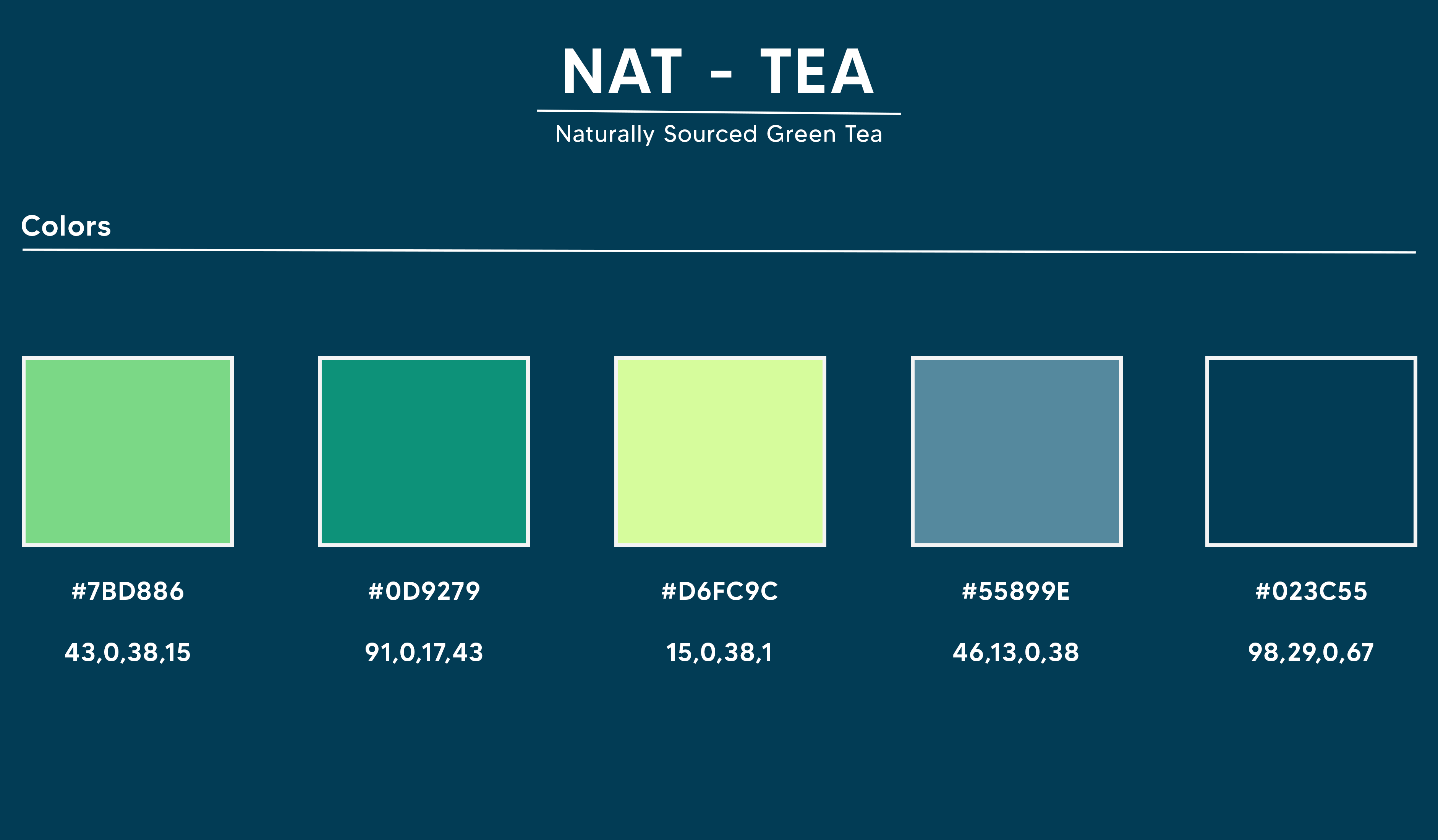 Nat Tea Colors